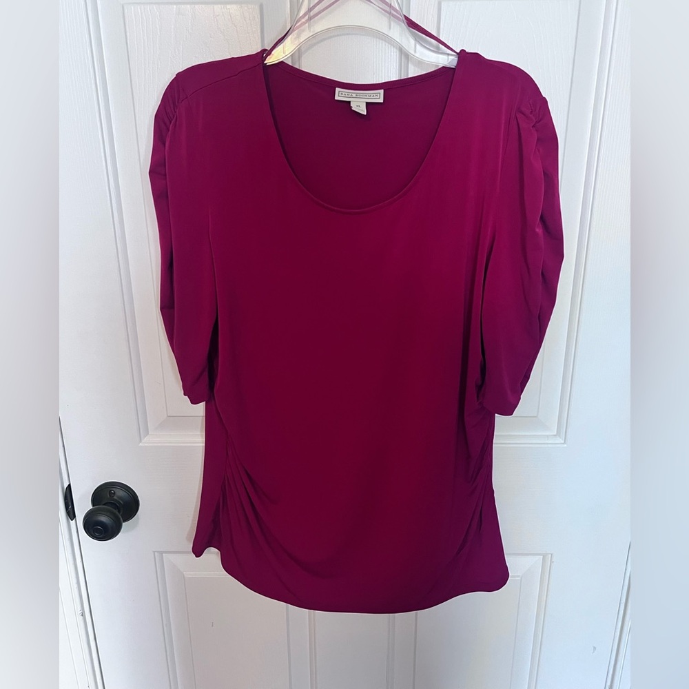 Dana Buchman Fuchsia Blouse